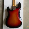 Guitarra clássica brilhante luz pintura 4 cordas 21 trastes baixo guitarra retro artesanato rosewood fingerboard tomada de fábrica estilo cor personalizada