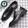 Chaussures décontractées formelles pour hommes Italiano Oxford robe de mariée Coiffeur Casuales Sepatu Office