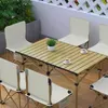 Camp Furniture Outdoor Camping Table Patio Picnic Coffee Folding Conference Desk Balcony Side Mesa Plegable Postmodern