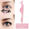 24pcsプラスチックLES鉗子Clip False Eyel Extensiアプリケーターヘアピンセット100pcs使い捨てブラシMascara Wands Tools C2PQ＃