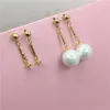 Dangle Earrings Real 18K Gold Drop Pearl Jasper DIY Earring Accessories Pure AU750 Fine Jewelry Gifts For Women