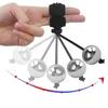 Silicone Cock Rings Penis Erection Trainer Metal Ball Testis Stretcher Adult Games Sex Toys For Men Lasting Time Adjust Size