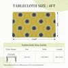 Table Cloth Rectangular Elastic Edged Cover Tablecloth Fit 4FT Orla Kiely
