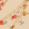 Orecchini pendenti 1 paio di accessori per gioielli con perline di design creativo a farfalla con perline Abiti da festa per le donne