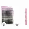 diy Eyel Extensi Kit 144Pcs Clusters L Bd and Seal Makeup Tools Individual L False Eyeles Glue Tweezers D Curl Z8cb#