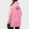 Anorak Winter Snow Wear Women Snowboard Jacket Soft Shell Waterproof Pullover Hoodie Ski