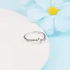 Cluster Rings ckk 925 Sterling Silver Ring Shooting Stars glittrande för kvinnor 2024 Trend Luxury Jewelry Wedding Engagement