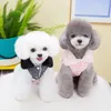 Vêtements pour chiens Vêtements d'hiver pour animaux de compagnie Luxe Automne Manteau de chat épaissi mille 23 Teddy Plaid Bird