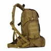 Mochila tática fã de camuflagem militar 40 litros multifuncional três com bolsa mensageiro de lazer combinada