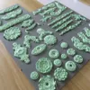 27 stili Stampi per fondente in silicone Strumenti per torte artigianali in zucchero Decorazione domestica stampo bakeware arte vintage argilla 240318