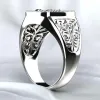 3 kleuren Mode Schorpioen Patroon Moslim Mannen 14 K Gouden Ring Retro Gothic Punk Stijl voor Party Mannelijke Sieraden Hele Groothandel