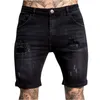 Shorts pour hommes 2024 printemps été denim vêtements plage déchiré jean coton court décontracté hommes