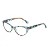 Lunettes de soleil femmes élégantes portables fleurs Protection des yeux lunettes florales lunettes de lecture monture Ultra légère