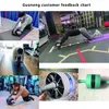 LED Automatyczne odbicie Inteligentne zliczanie kół brzusznej Trening Gym Ćwiczenie fitness ABS Trening Sprzęt 240322