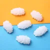 Decorative Figurines 10pcs 3D Resin 1:1 Diy Rice Scrapbooking Materials Items Flatback Cabochon Miniature Accessories Charms Dollhouse Charm