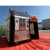 New arrival 6mLx4mWx3.5mH (20x13.2x11.5ft) inflatable pub with chimney,movable house tent inflatables party bar for outdoor entertainment