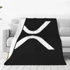Blankets XRP Ripple Blanket Flannel Super Soft Throw Sofa For Couch Bedding Outdoor Throws Bedspread Quilt