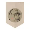 Vorhänge Neuer chinesischer Stil Zen-Wimpel-Flaggen-Vorhang, horizontaler Vorhang, Teestube, Tür, Kopfdekoration, hängender Vorhang, kurzer Vorhang