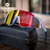 Rockbros Pochromic Cycling szklanki spolaryzowane regulowane nos nosowe wsparcie krótkowzroczność Rama Sports Sunglasses Men Mężczyznę Kobiet okulary Goggle 240319