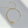 Charm Bracelets KKBEAD Miyuki Seed Beads Dainty Bracelet Jewelry For Women Gift 8mm Gold Color Adjustable Rope Pulseras Femme