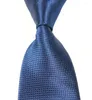 Papillon Classico Solido Blu Viola Cravatta JACQUARD TESSUTO Seta 8 cm Cravatta da uomo Business Festa di nozze Collo formale