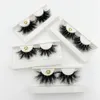 Partihandel 5/20/30/100 par 3D Mink Les 25mm False Eyeles In Bulk Fluffy Dramatic LG Soft L Makeup Tools Beauty 73ez#