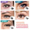 Finydreamy 3D Cluster Volume fatto a mano visone Eyel Extensi Curl segmentato False Les DIY Thick Bundle Cilias Strumenti di trucco J3m6 #