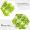 Dekorativa blommor Artificiellt gräs Miniatyr prydnad Diy Flower Cluster Plant Decor Simulation Clusters Sandbord Utsmyckning tillsammans