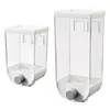 Storage Bottles Clear Wall Mount Grains Container Tank Seal Food Bean Rice Organizer Box For Household Supplies