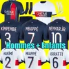 23 24 Paris BALLOLTS DE FOOBCH FÜHRENS PARIS FOOKSCERSEYS MBAppe O.Dembele M.Asensio Lee Kang in Hakimi 2024 Fußball-Hemd Zaire-Emery-Fans MAILLOT FOOT MEN KIDS KIT JJ 3.24