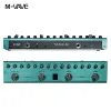 기타 MVAVE TANKG GUITAR MULTIEFFECTS 페달 충전식 36 사전 설정 9 프리 앰프 슬롯 8 IR 택시 슬롯 3 변조/지연/리버브 효과