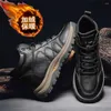 Walking Shoes Velvet 40-41 Black Sneakers Man Brand Men's Boots 52 Sport Super Deals Unusual 2024summer Unique Special Wide YDX1