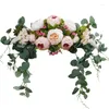 Dekoratif çiçekler şakayık yapay düğün çelenk kemer düzenleme kapı lentel çelenk duvar süsleri ayıklama malzemeleri