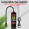 Handheld Combustible Gases Leak Detector Natural Gases Leakage Tester Portable Combustible Gases Concentration Analyzer Meter 240320