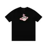 Tik Tok Influencer Same Designer Brand Pure Cotton Vivien Little Empress Dowager Saturn VW Speckler Print Chip Tee GIRL Loose Couple T-shirt Daily Wear