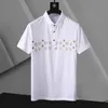 Neue Herren-Stylist-Polohemden Luxus Italien Herren 2023 Designerkleidung Kurzarm Mode Herren Sommer-T-Shirt Asiatische Größe M-3XL