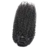 Wigs Drawstring Kinky Curly Ponytail With Brazilian Clips Human Hair Remy Indian Hair Extensions Pony Tail For Black Women