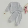 Set di abbigliamento Set di vestiti per neonato per bambino Autunno Inverno Completo di felpa Felpa carina Pantaloni lunghi