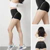 LL Women's Yoga Summer New Leisure Sports Shorts Women's Running Fitness Yoga Slim Fit Elastic Anti Walking Light Speed Dry Pants