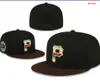 Męskie piraci baseballowe dopasowane wielkość czapki la snapback kapelusze światowe serie biała hip hop Sox Sport Caps Chapeau Grey Stitch Heart „Series” „Love Hustle Flowers Women A1