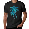 Herren Polos Two Coconut Palm Trees T-Shirt Jungen Animal Print Heavyweights Plain Black T Shirts Herren