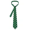 Papillon Leggings a pois verdi Cravatta Collo elegante per uomo Donna Business Colletto di alta qualità Accessori per cravatta fai-da-te personalizzati