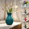 Vases Plastic Vase Elegant Flower For Home Decoration Fine Workmanship Arrangements Pot Modern Room Ornament Wedding