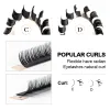 Eyelashes SHIDISHANGPIN Wholesale 10100 Cases/Lot Eyelash Extensions Natural C/D Curl Individual False Lashes Professional Make up Tool