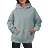 Women's Hoodies Womens Oversized Sweatshirts Pullover Artificial Short Velvet Sweaters Long Sleeve With Pockets Cropped Sweater Top