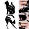 1 par Eyeliner Stencil Modelos Cat Eye Line Template Shaper Maquiagem Ferramentas de beleza Maquiagem Glitter Eyeliner Eyes Cosmetics Tool Z4kb #