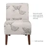 Linon Butterfly, chaise Lily en lin café, 21,5 de large, 29,5 de profondeur x 31,5 pouces de haut