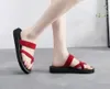 Pantofole Scarpe da donna Infradito estivi da donna retrò Sandali piatti casual da spiaggia Punta aperta Zapatos Mujer