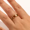 Designer Ring 18K Gold Plated Luxury Designers Rings for Women Letters SunFlower Rings Fashion Couple Rings Engagement Trendy Holiday Gift
