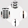 7 pares de olhos 3D duradouros ferramenta de maquiagem falsa Les Eyeliner E0BD N5n1 #